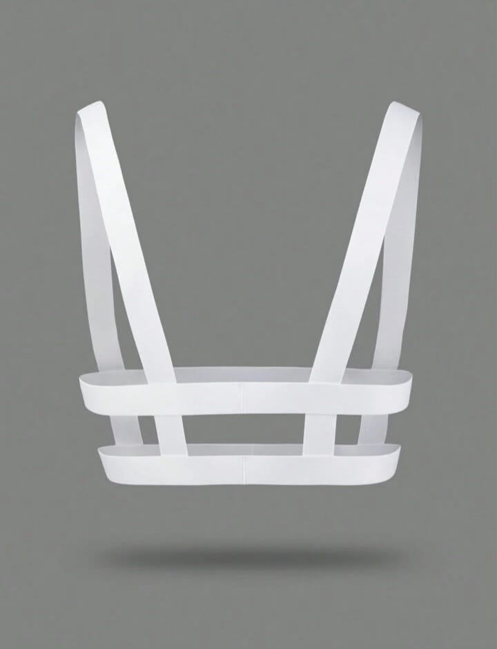 Men's Solid Color Wide Strap Simple Bodybands